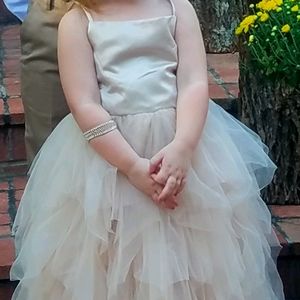 David's bridal flower girl dress